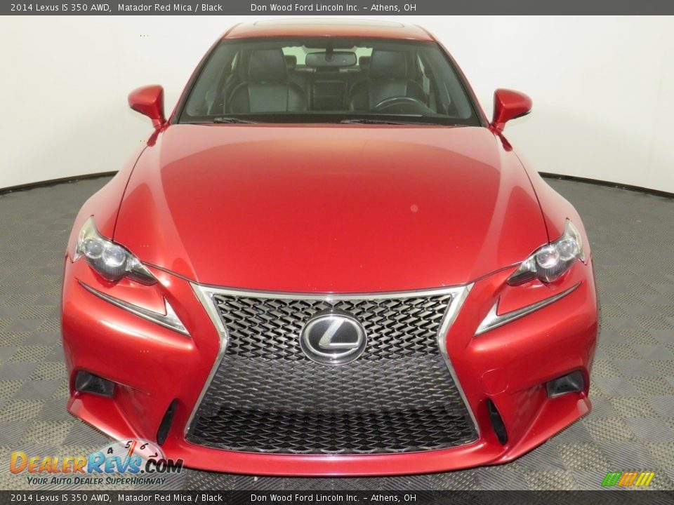 2014 Lexus IS 350 AWD Matador Red Mica / Black Photo #4