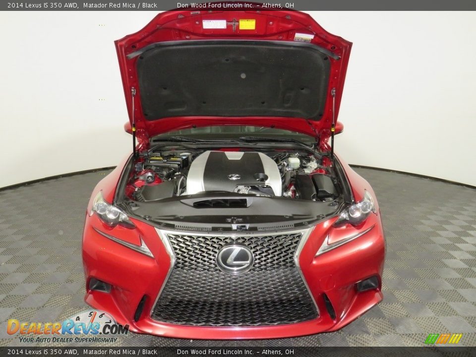 2014 Lexus IS 350 AWD Matador Red Mica / Black Photo #5