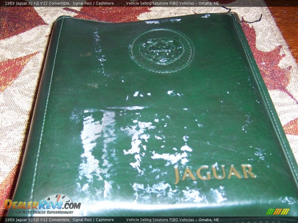 1989 Jaguar XJ XJS V12 Convertible Signal Red / Cashmere Photo #15
