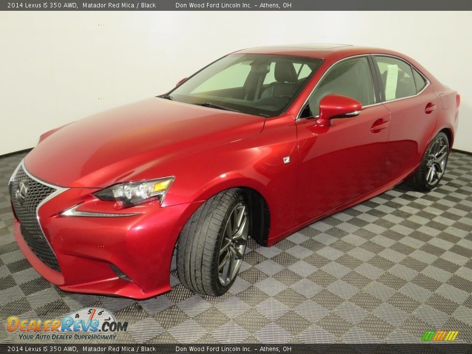 2014 Lexus IS 350 AWD Matador Red Mica / Black Photo #7