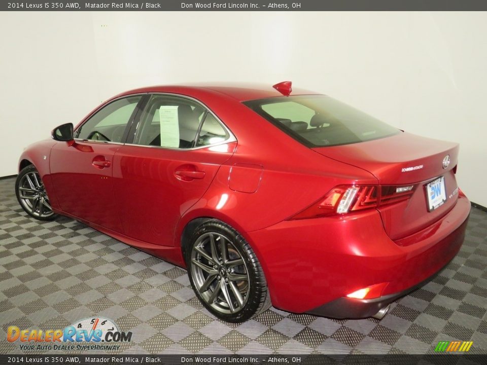 2014 Lexus IS 350 AWD Matador Red Mica / Black Photo #9