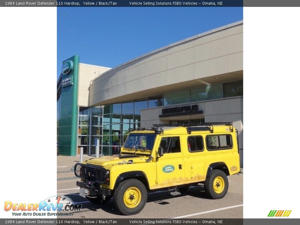 Yellow 1984 Land Rover Defender 110 Hardtop Photo #9