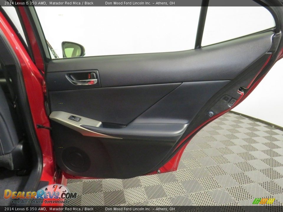 2014 Lexus IS 350 AWD Matador Red Mica / Black Photo #22