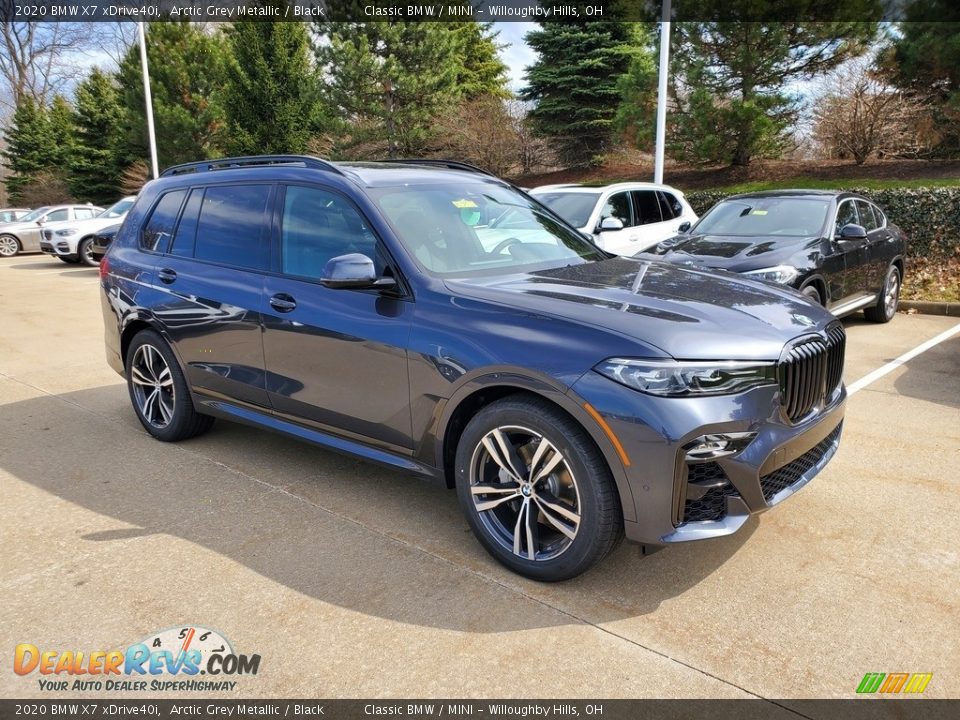 2020 BMW X7 xDrive40i Arctic Grey Metallic / Black Photo #1