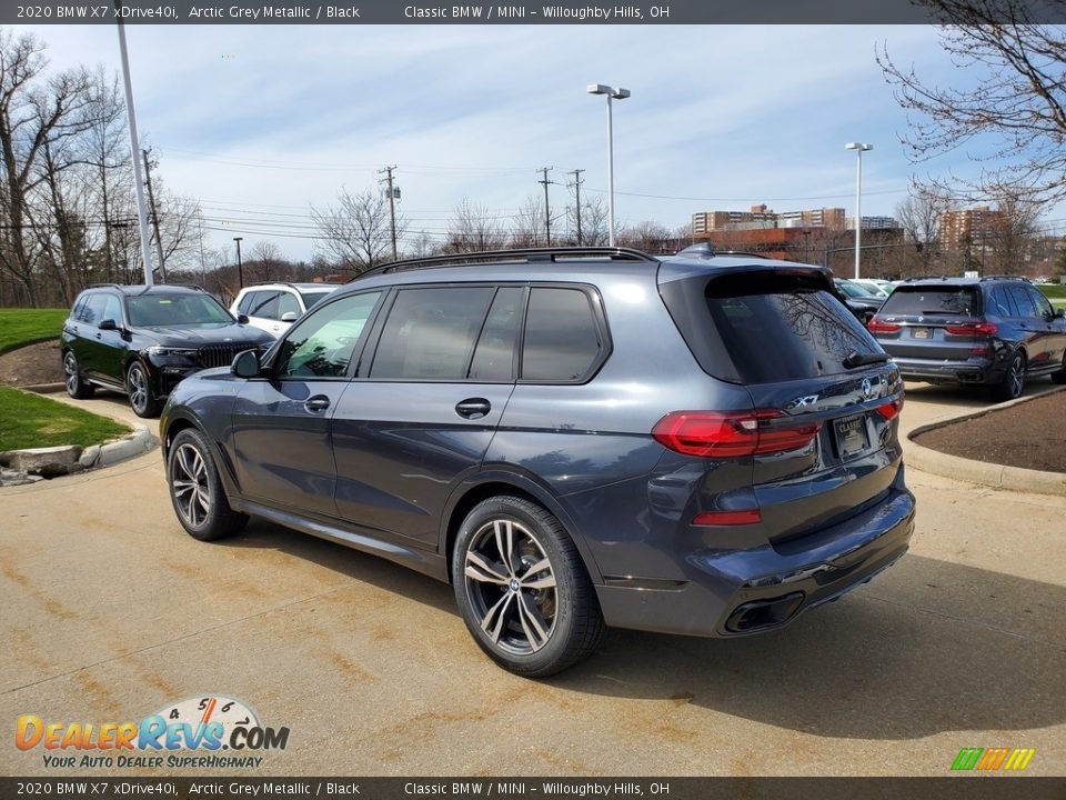 2020 BMW X7 xDrive40i Arctic Grey Metallic / Black Photo #2