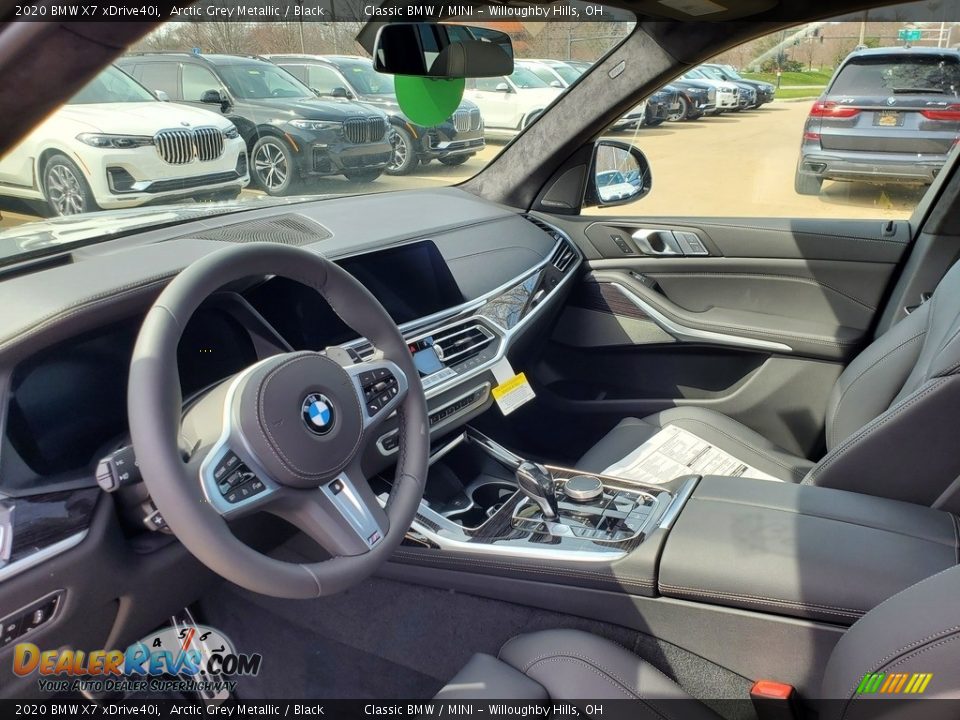 2020 BMW X7 xDrive40i Arctic Grey Metallic / Black Photo #3