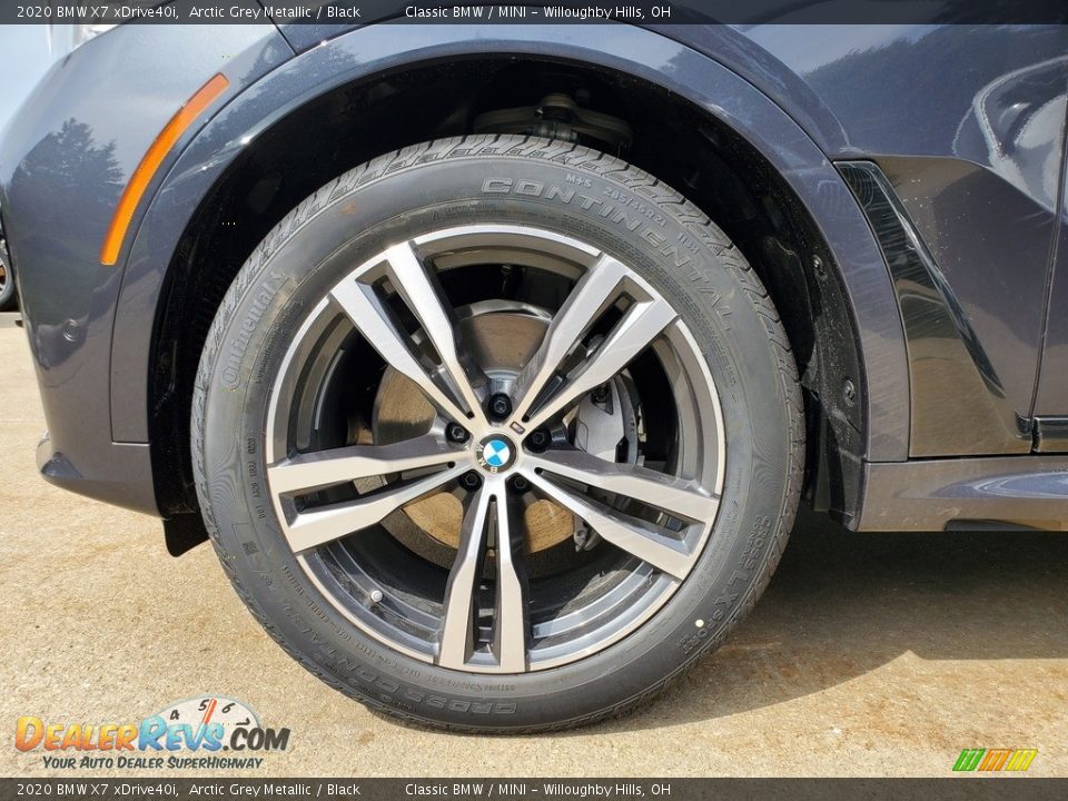 2020 BMW X7 xDrive40i Arctic Grey Metallic / Black Photo #6