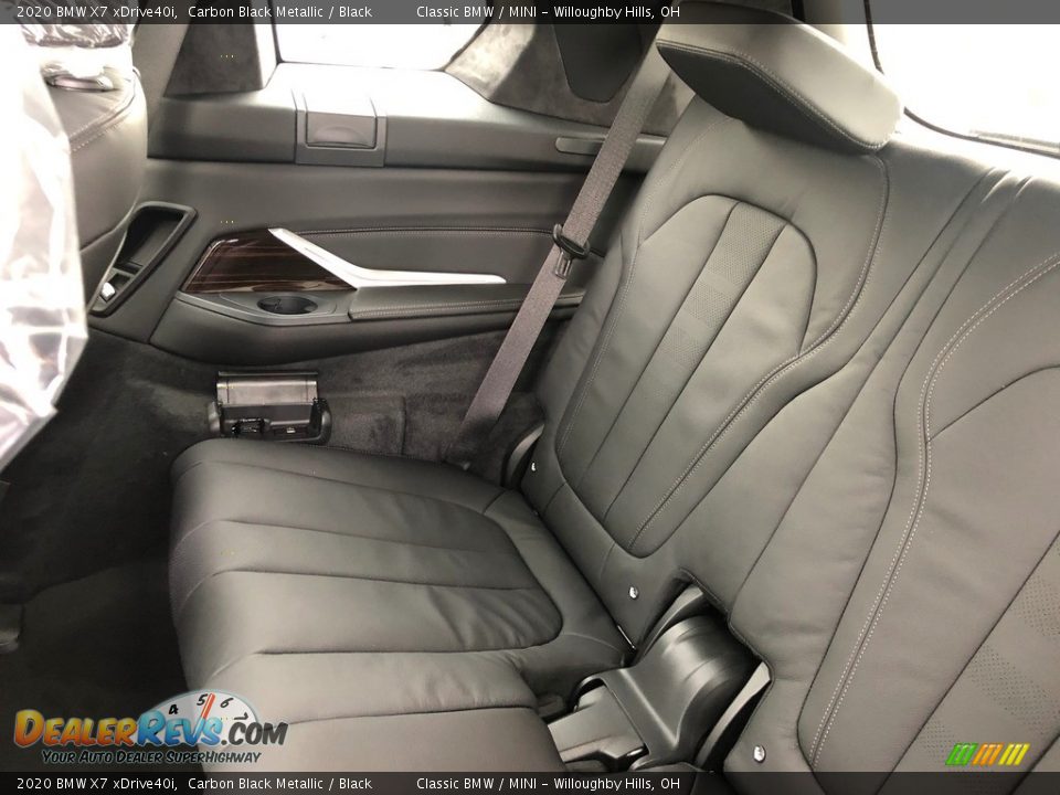 2020 BMW X7 xDrive40i Carbon Black Metallic / Black Photo #5