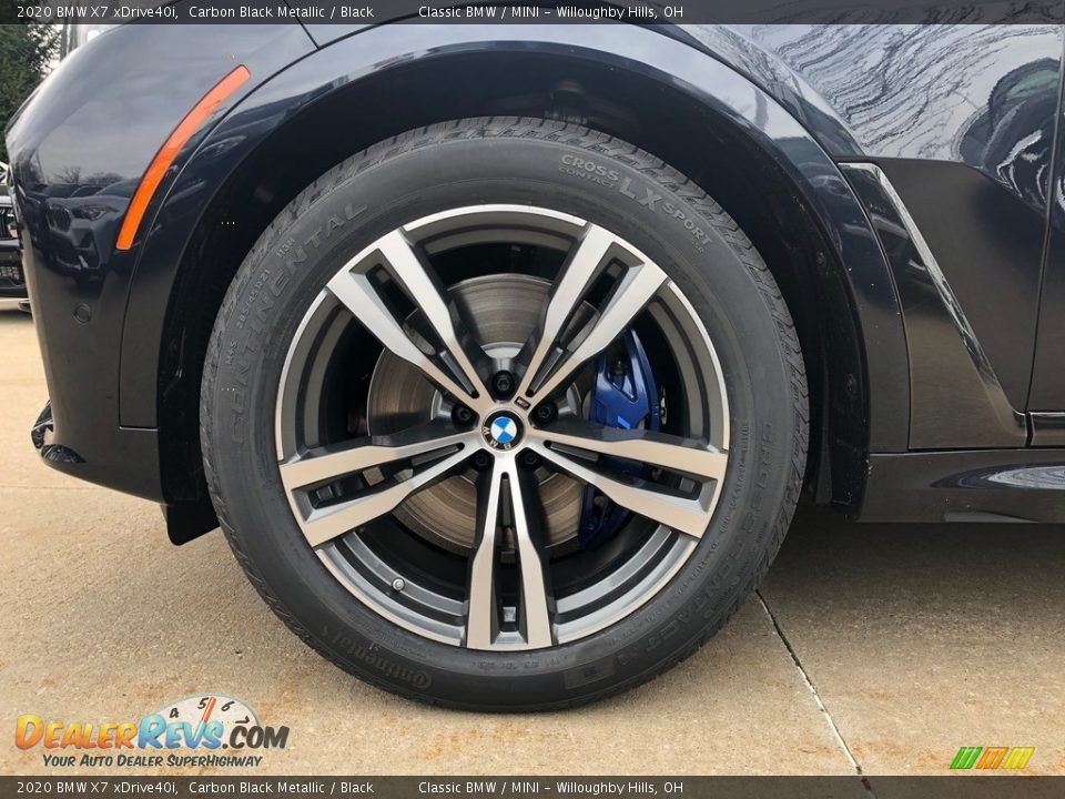 2020 BMW X7 xDrive40i Carbon Black Metallic / Black Photo #6