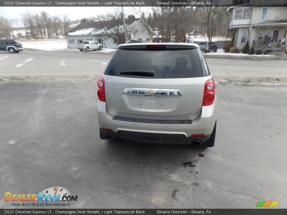 2015 Chevrolet Equinox LT Champagne Silver Metallic / Light Titanium/Jet Black Photo #5