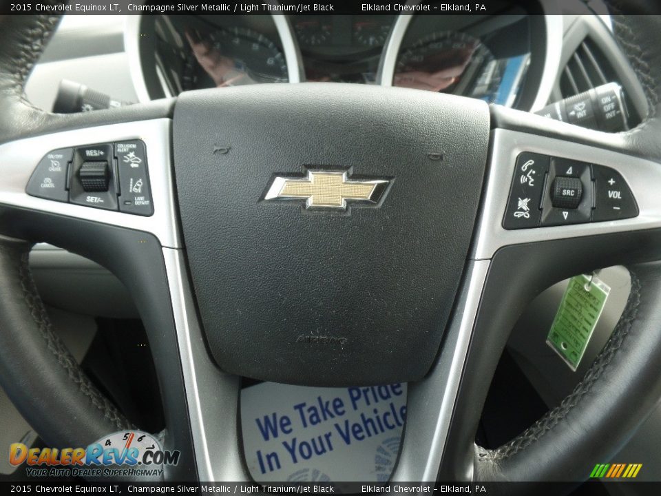 2015 Chevrolet Equinox LT Steering Wheel Photo #13