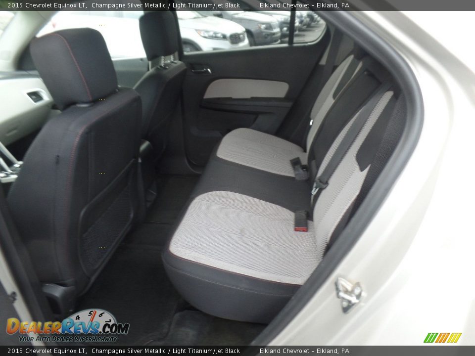 Rear Seat of 2015 Chevrolet Equinox LT Photo #16