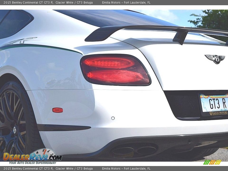 2015 Bentley Continental GT GT3 R Glacier White / GT3 Beluga Photo #8