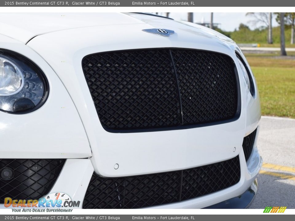 2015 Bentley Continental GT GT3 R Glacier White / GT3 Beluga Photo #17