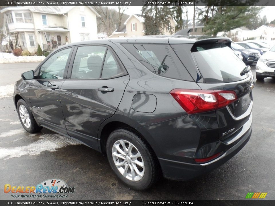 2018 Chevrolet Equinox LS AWD Nightfall Gray Metallic / Medium Ash Gray Photo #5