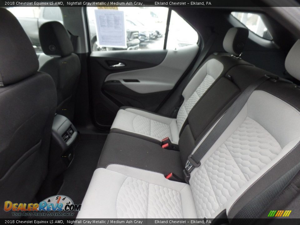 2018 Chevrolet Equinox LS AWD Nightfall Gray Metallic / Medium Ash Gray Photo #14