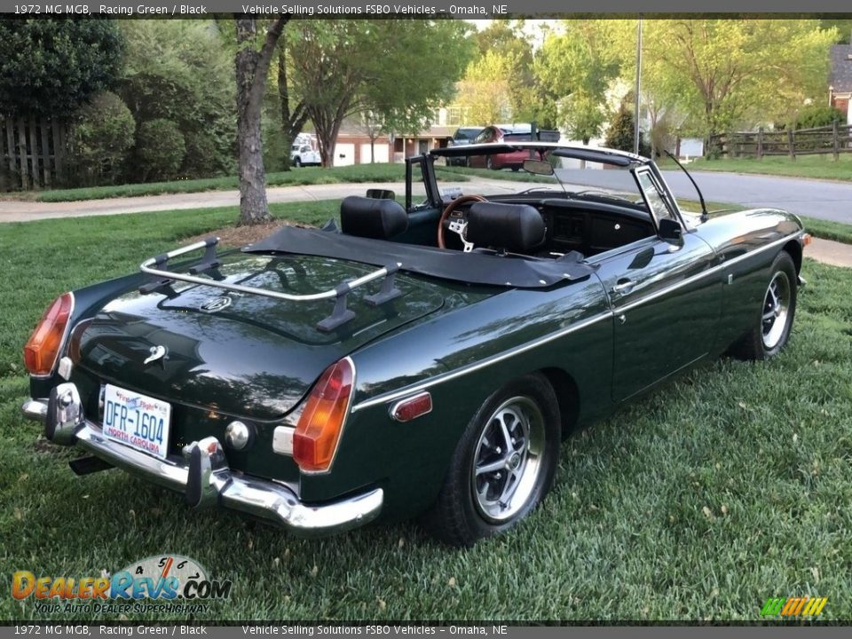 1972 MG MGB Racing Green / Black Photo #15