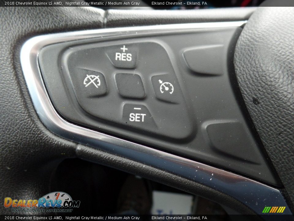 2018 Chevrolet Equinox LS AWD Nightfall Gray Metallic / Medium Ash Gray Photo #17