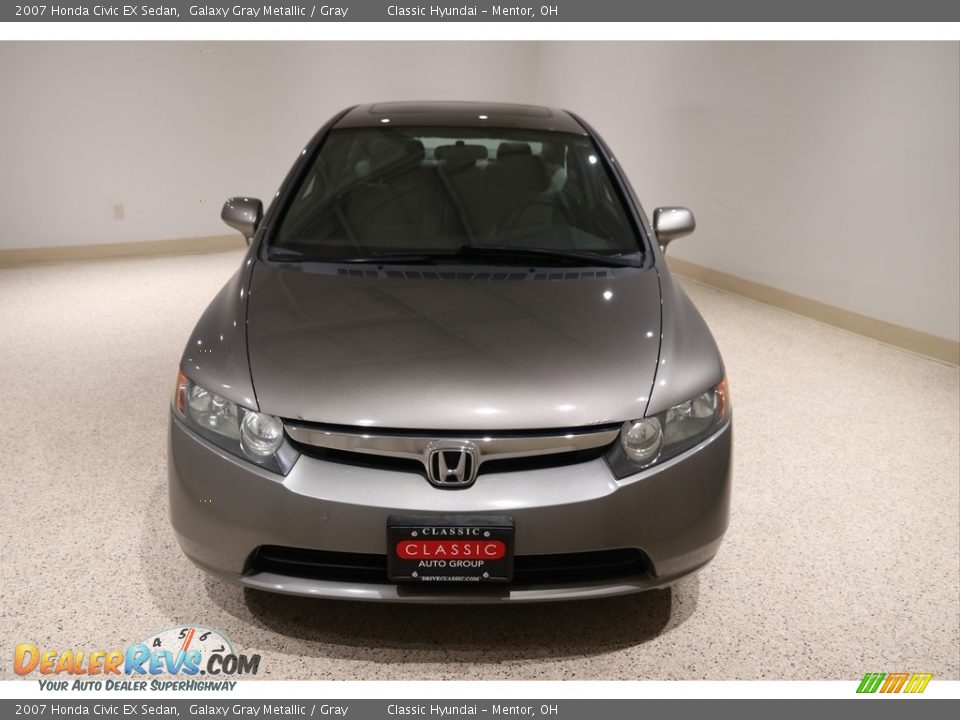 2007 Honda Civic EX Sedan Galaxy Gray Metallic / Gray Photo #2