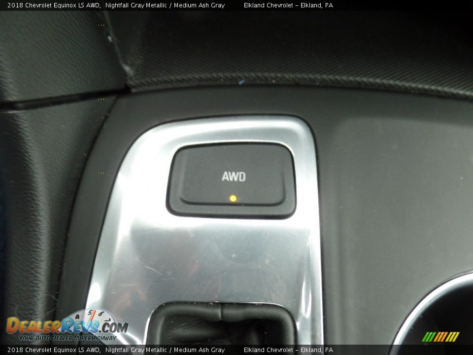 2018 Chevrolet Equinox LS AWD Nightfall Gray Metallic / Medium Ash Gray Photo #24
