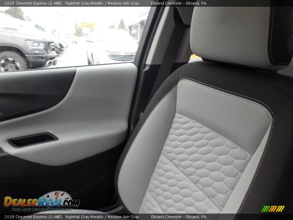 2018 Chevrolet Equinox LS AWD Nightfall Gray Metallic / Medium Ash Gray Photo #26