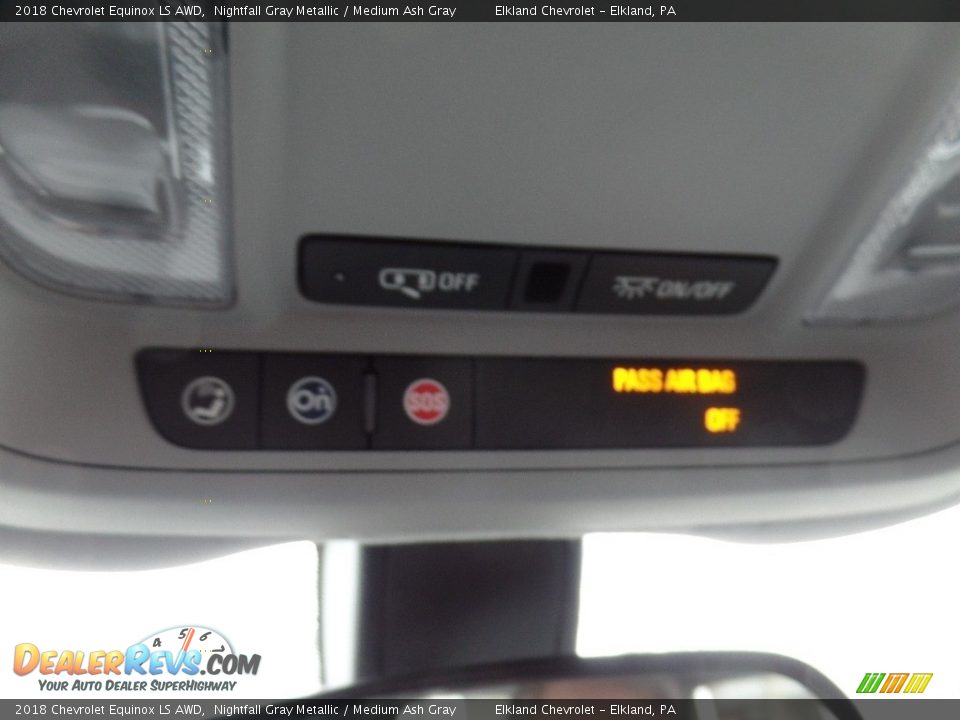2018 Chevrolet Equinox LS AWD Nightfall Gray Metallic / Medium Ash Gray Photo #29