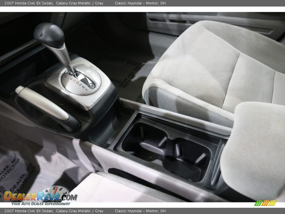 2007 Honda Civic EX Sedan Galaxy Gray Metallic / Gray Photo #12