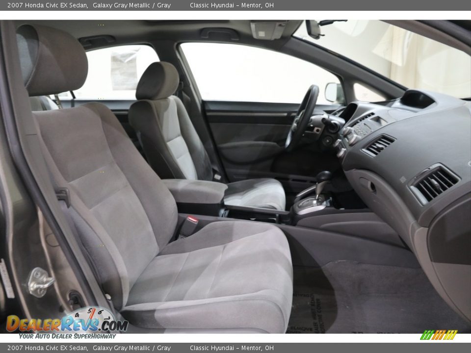 2007 Honda Civic EX Sedan Galaxy Gray Metallic / Gray Photo #13