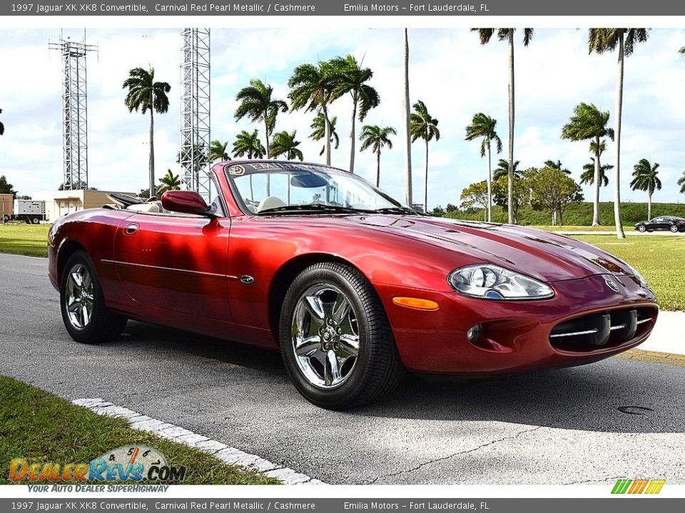 Front 3/4 View of 1997 Jaguar XK XK8 Convertible Photo #1