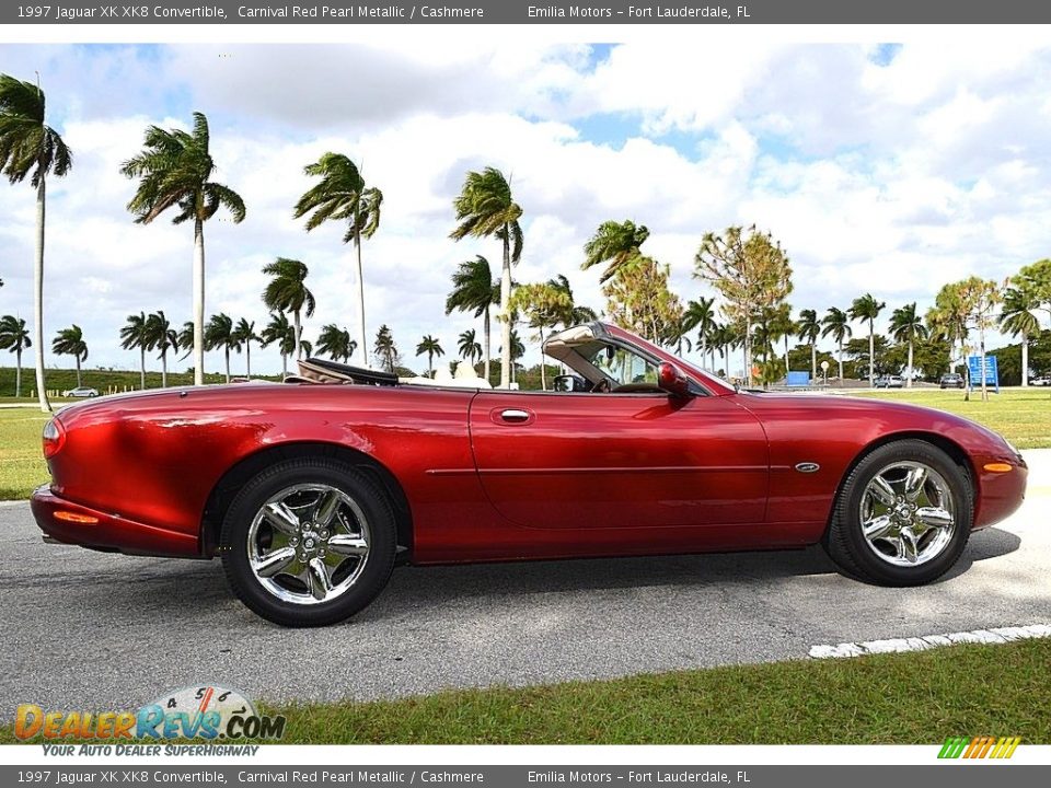 Carnival Red Pearl Metallic 1997 Jaguar XK XK8 Convertible Photo #2