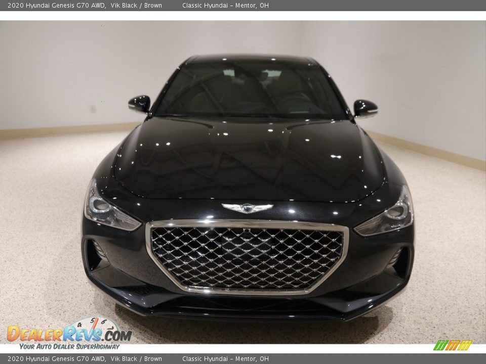 2020 Hyundai Genesis G70 AWD Vik Black / Brown Photo #2