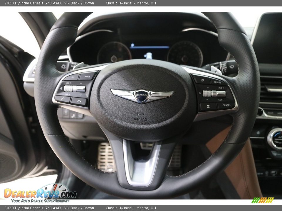 2020 Hyundai Genesis G70 AWD Steering Wheel Photo #7