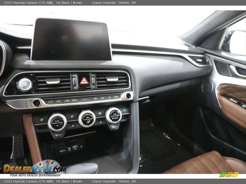 Dashboard of 2020 Hyundai Genesis G70 AWD Photo #9