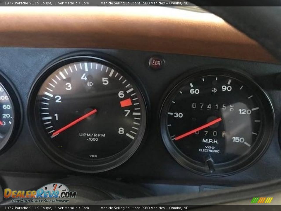 1977 Porsche 911 S Coupe Gauges Photo #3