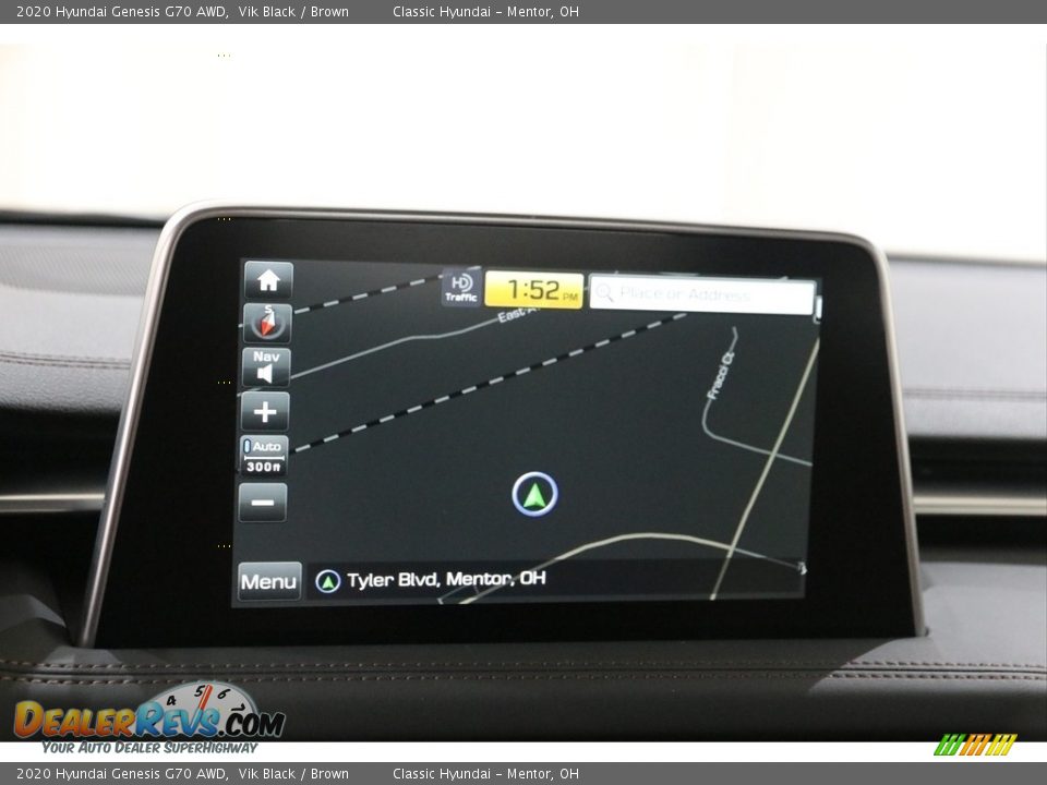 Navigation of 2020 Hyundai Genesis G70 AWD Photo #10