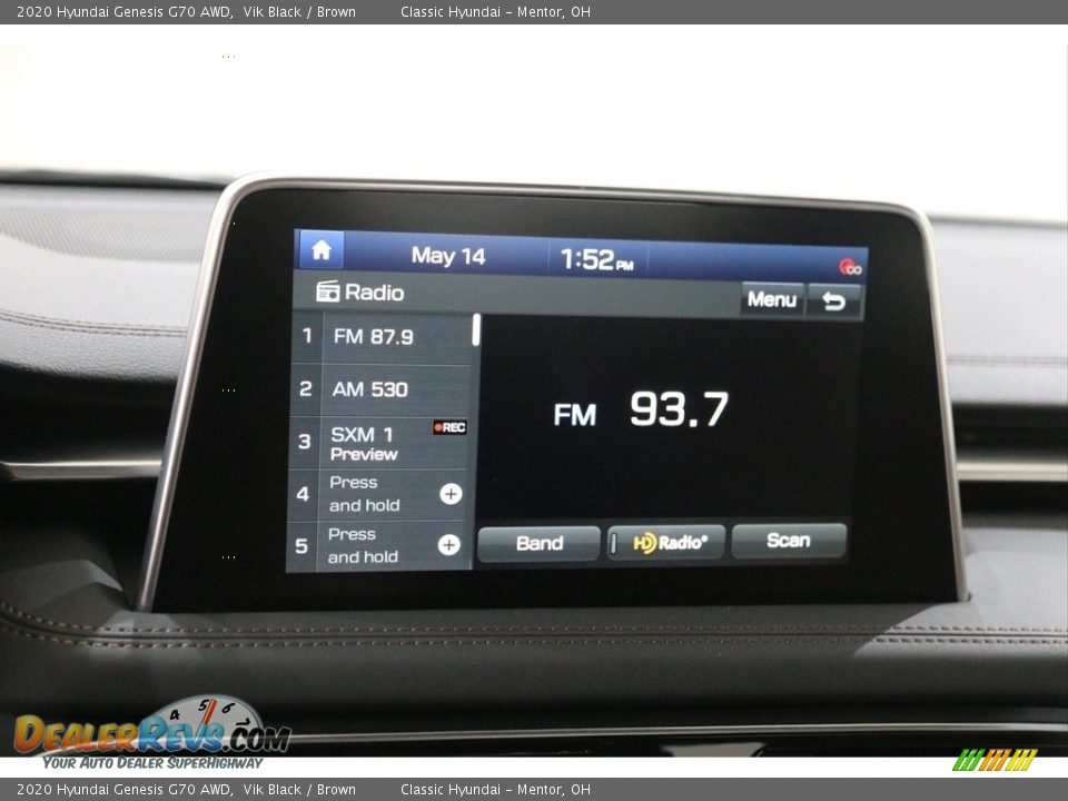 Controls of 2020 Hyundai Genesis G70 AWD Photo #11
