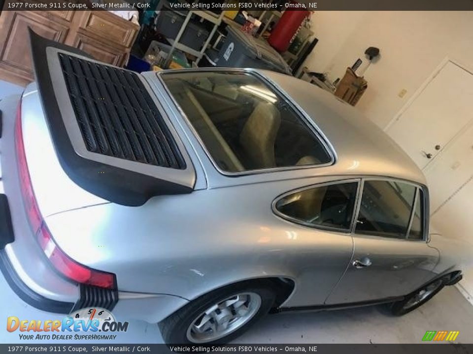 1977 Porsche 911 S Coupe Silver Metallic / Cork Photo #6