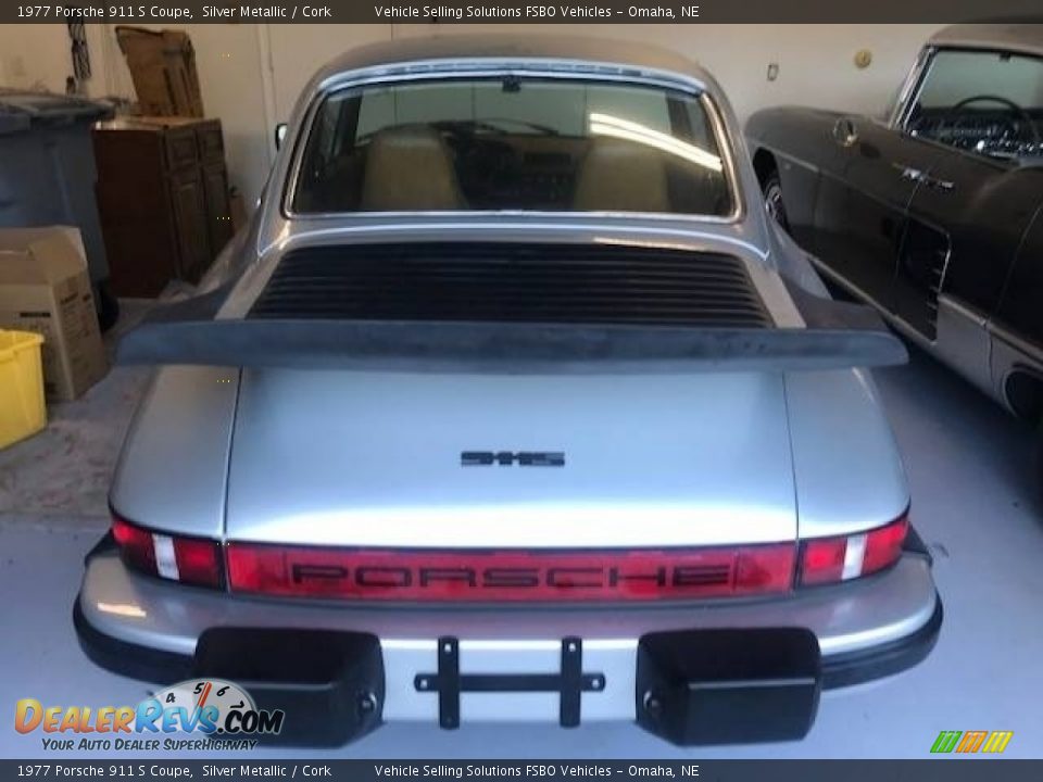 1977 Porsche 911 S Coupe Silver Metallic / Cork Photo #8