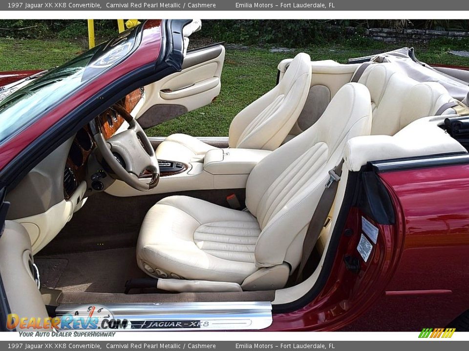 Front Seat of 1997 Jaguar XK XK8 Convertible Photo #25