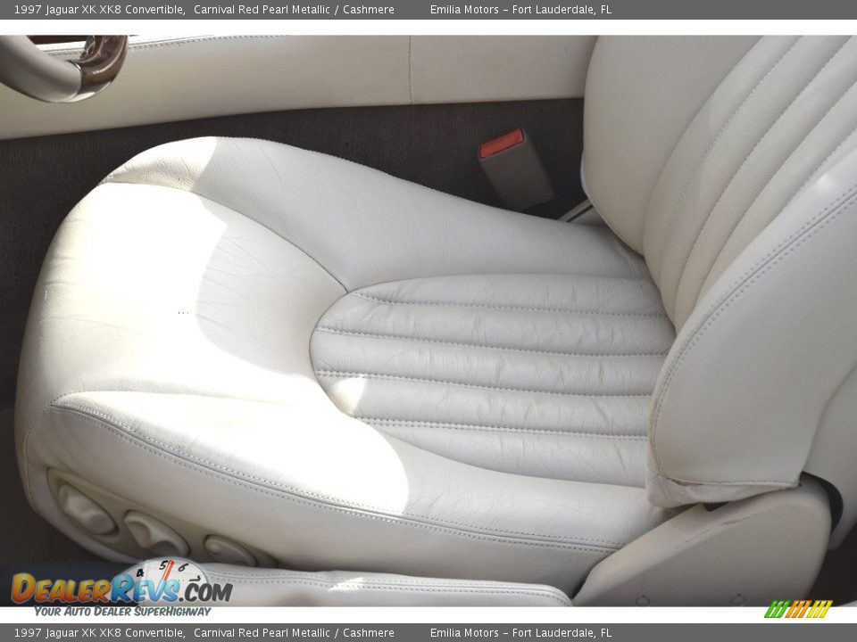 Front Seat of 1997 Jaguar XK XK8 Convertible Photo #26
