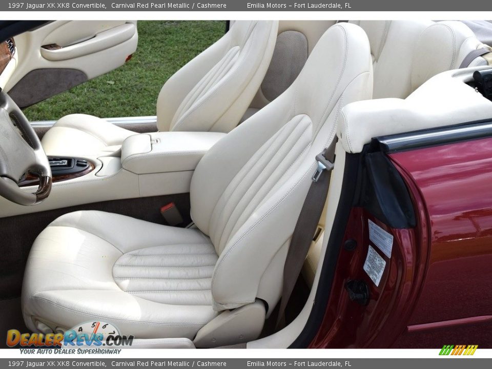 Front Seat of 1997 Jaguar XK XK8 Convertible Photo #27