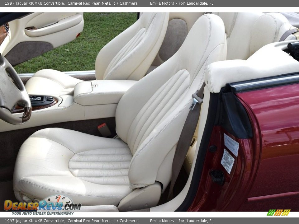 Front Seat of 1997 Jaguar XK XK8 Convertible Photo #27