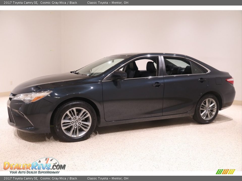2017 Toyota Camry SE Cosmic Gray Mica / Black Photo #3