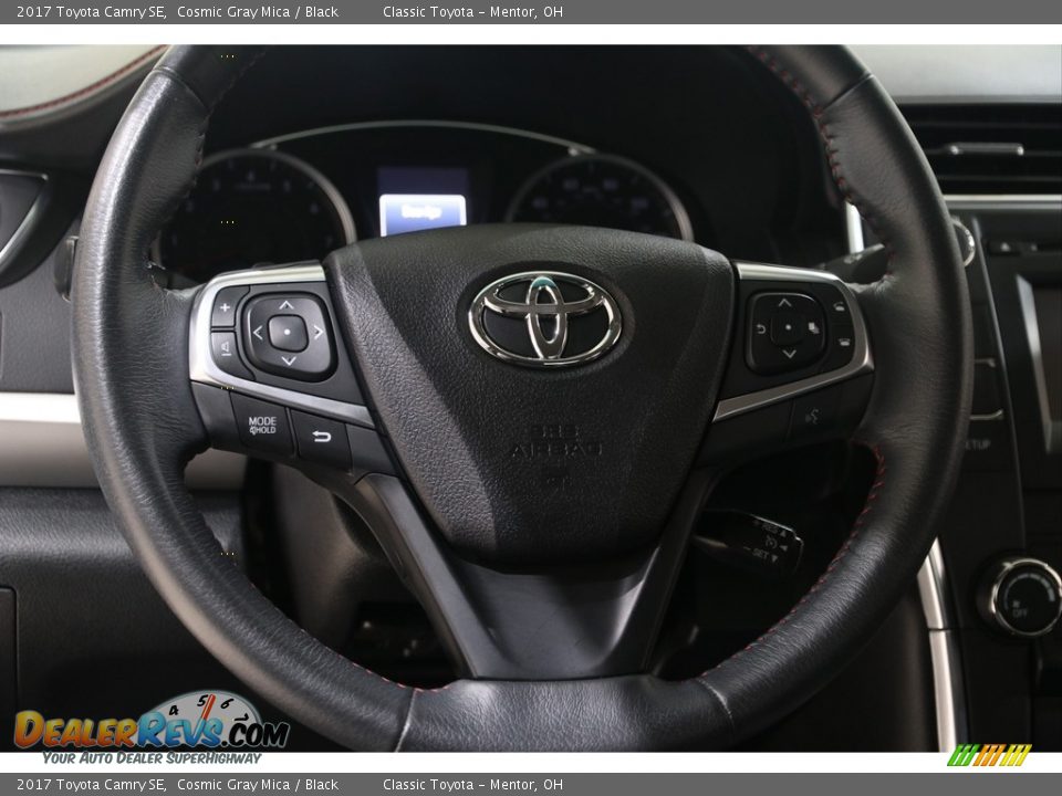 2017 Toyota Camry SE Cosmic Gray Mica / Black Photo #7