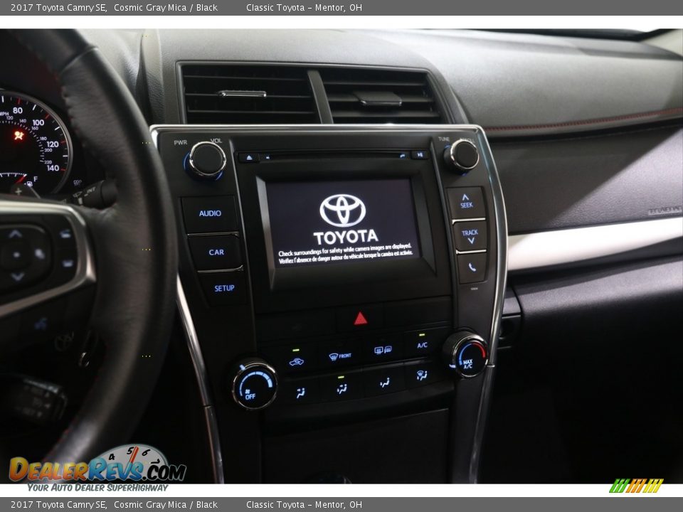 2017 Toyota Camry SE Cosmic Gray Mica / Black Photo #9