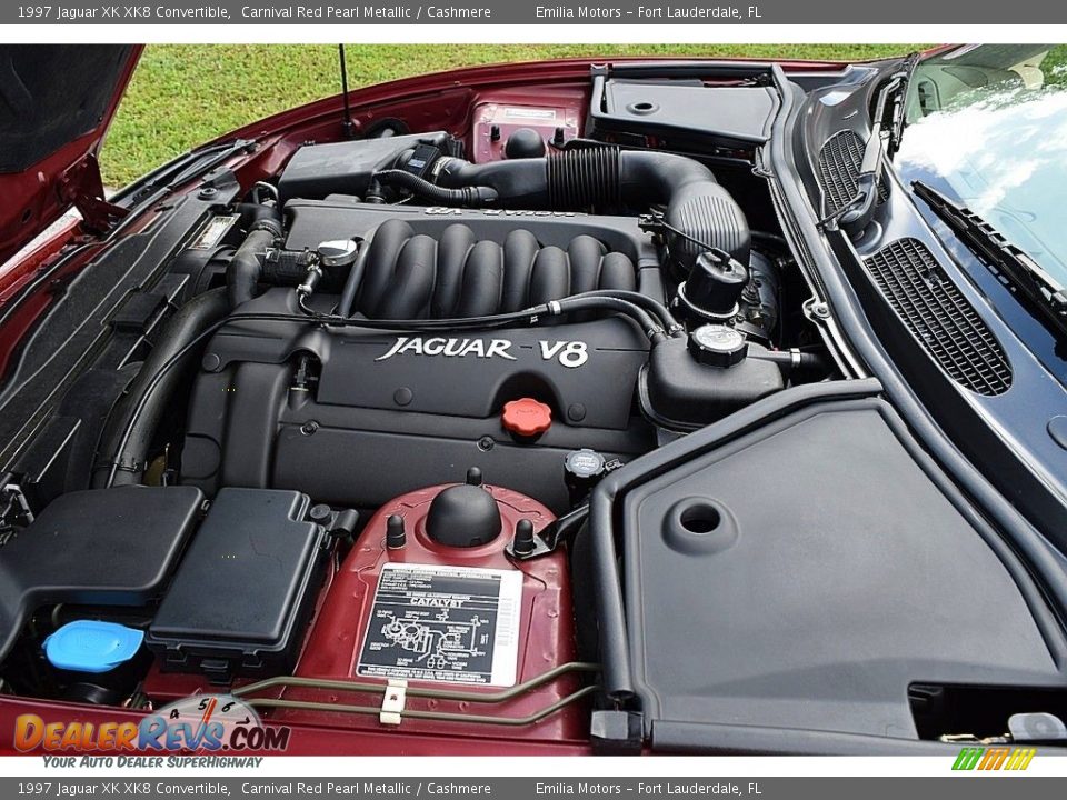 1997 Jaguar XK XK8 Convertible 4.0 Liter DOHC 32-Valve V8 Engine Photo #54