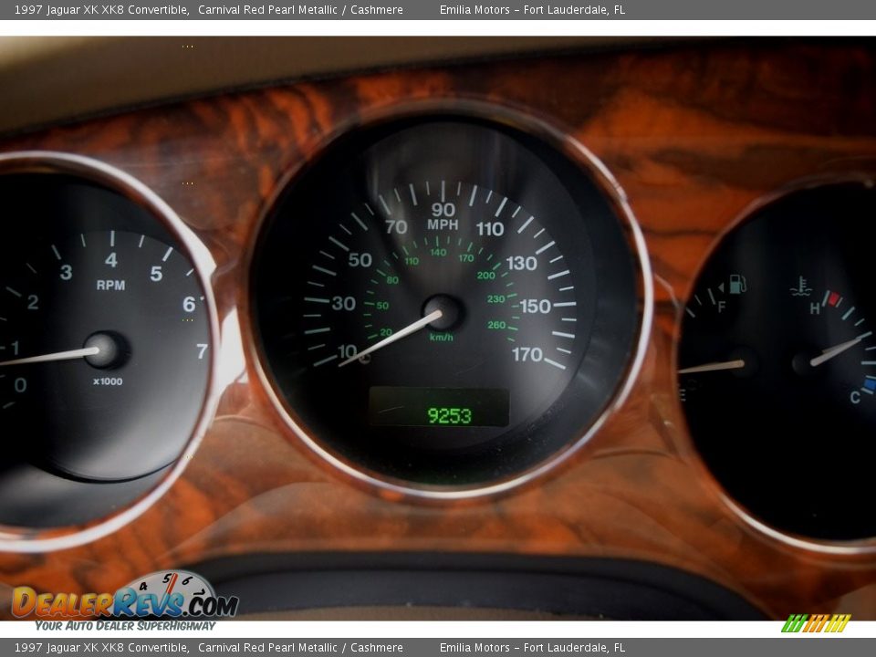 1997 Jaguar XK XK8 Convertible Gauges Photo #61