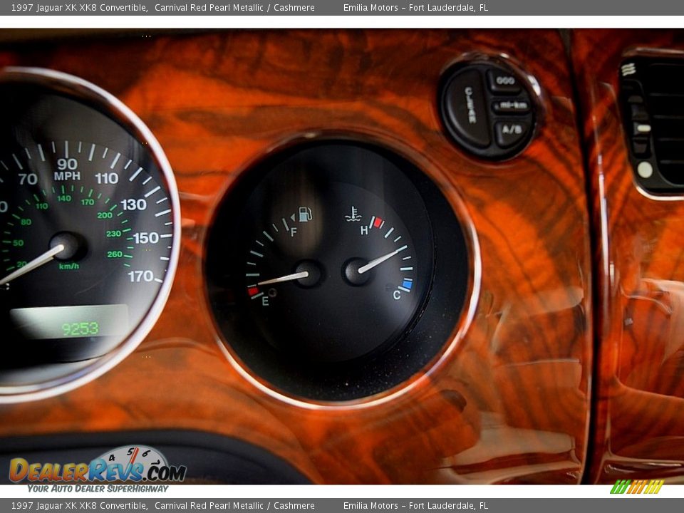 1997 Jaguar XK XK8 Convertible Gauges Photo #62