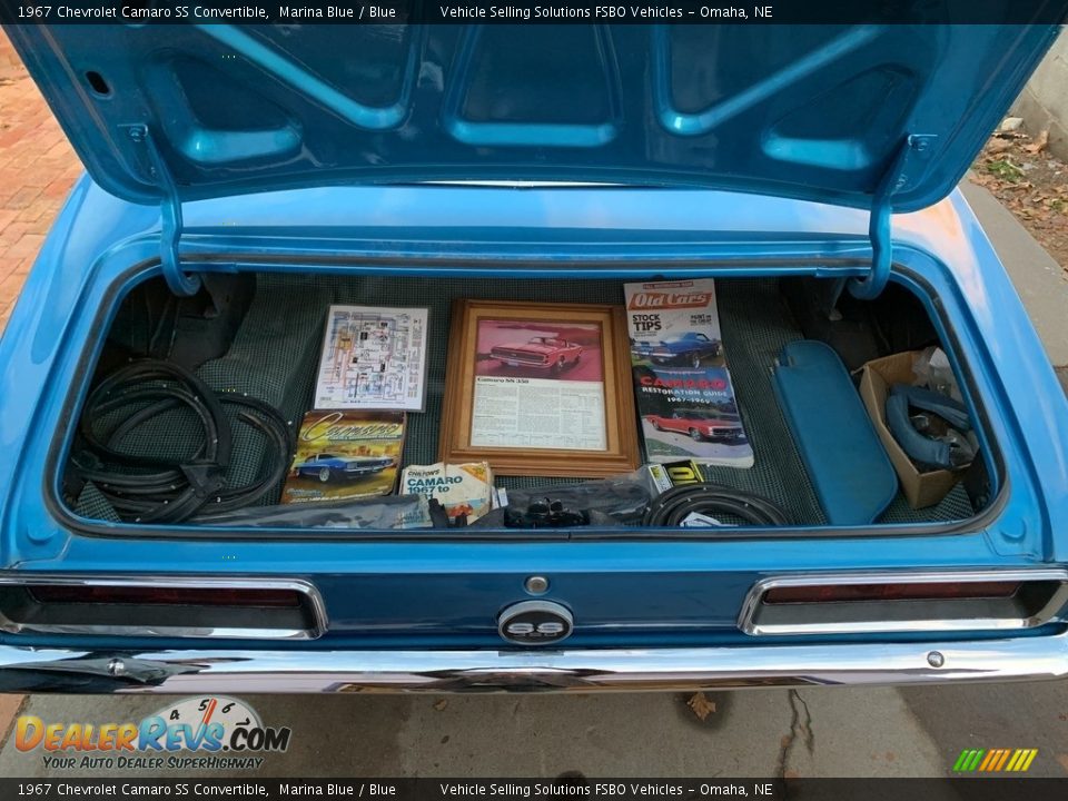 1967 Chevrolet Camaro SS Convertible Trunk Photo #15