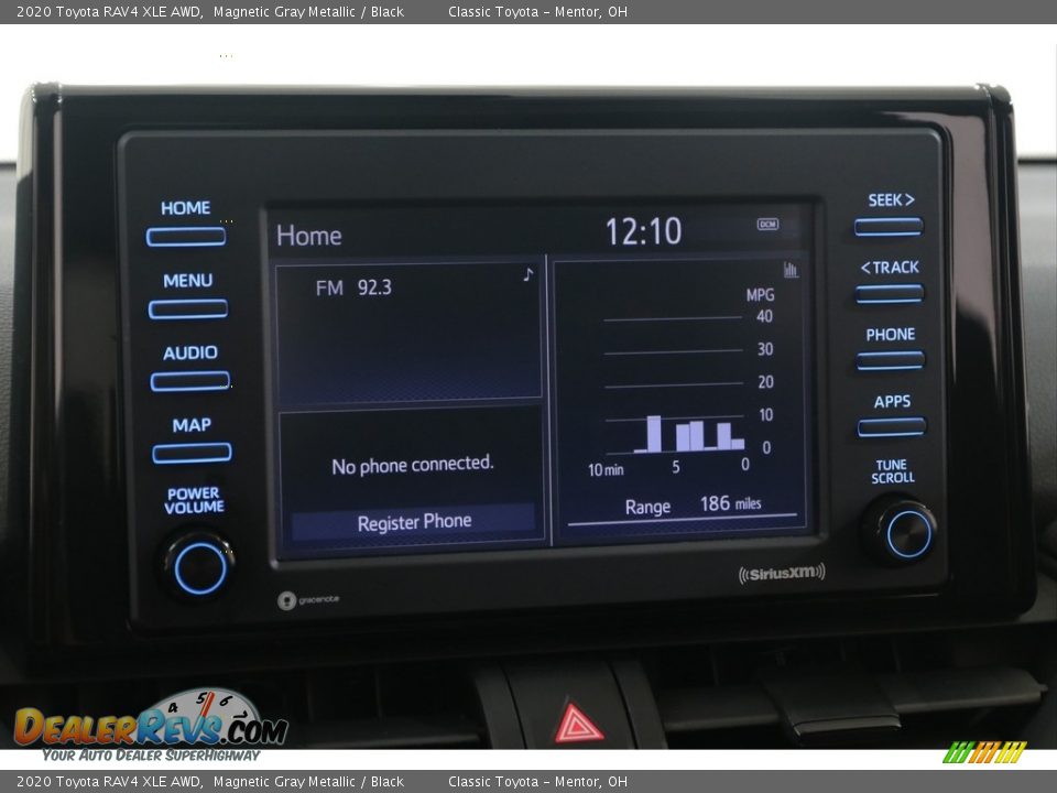 2020 Toyota RAV4 XLE AWD Magnetic Gray Metallic / Black Photo #10